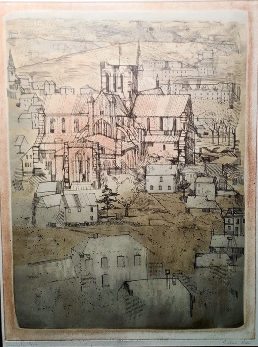 *****| WITHDRAWN ******* Richard Beer Limited edition print "Winchester", 13/50, signed to margin