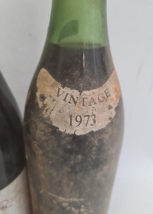 One bottle of Fonseca Porto Reserve ruby port, two bottles 1973 Chinon Aug. Hellmers & Sons Ltd, - Image 5 of 6