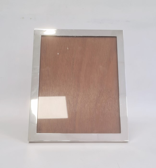 A 20th century silver rectangular picture frame, Birmingham 1971, maker Sanders and Mackenzie, 25.