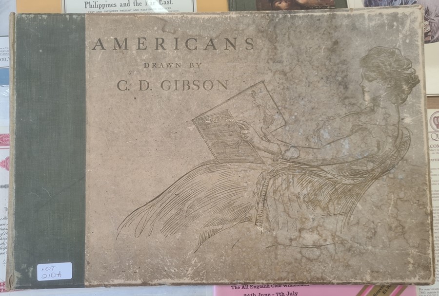 Gibson, Charles Dana 'Americans' and a collection of ephemera to include paperbacked playscripts, - Image 3 of 5