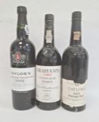Bottle of 1983 Graham's vintage port, produced and supplied by WMJ Graham & Co, O Porto, bottle of
