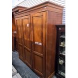 Modern three door wardrobe, 166cm tall