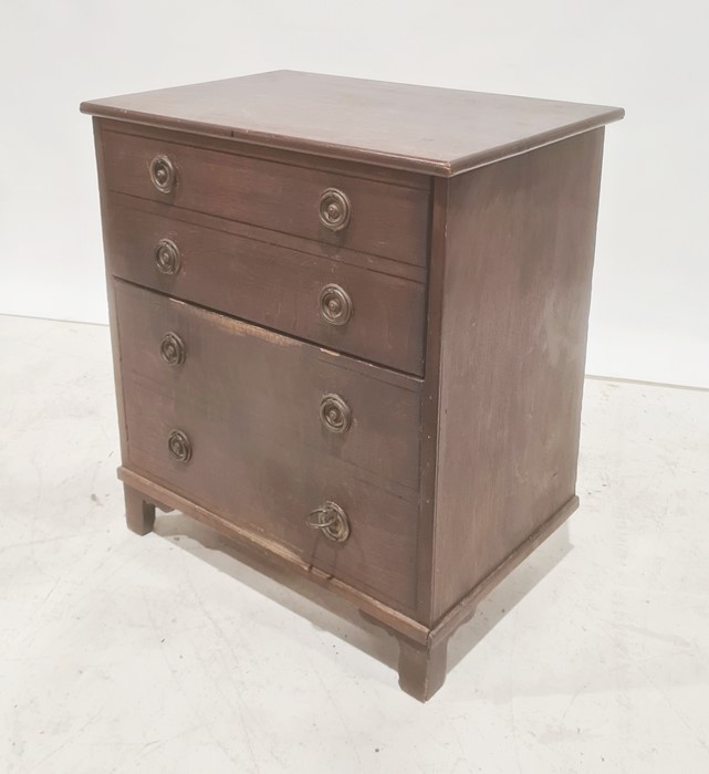 19th century mahogany commode / bachelors chest