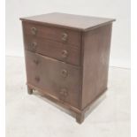 19th century mahogany commode / bachelors chest