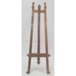 Folding easel, Tunbridge decoration and finely turned bobbin decoration Condition ReportHeight
