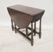 20th century oak gateleg table