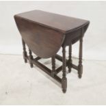 20th century oak gateleg table