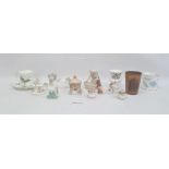Assorted collection of ceramics including a Ridgeways Pickwick Dickensware mug, a Staffordshire
