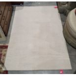 Modern cream ground rug, 201cm x 141cm