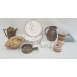 Quantity of Denby 'Greenwheat' china, a studio pottery bowl, a quantity of Norwegian '