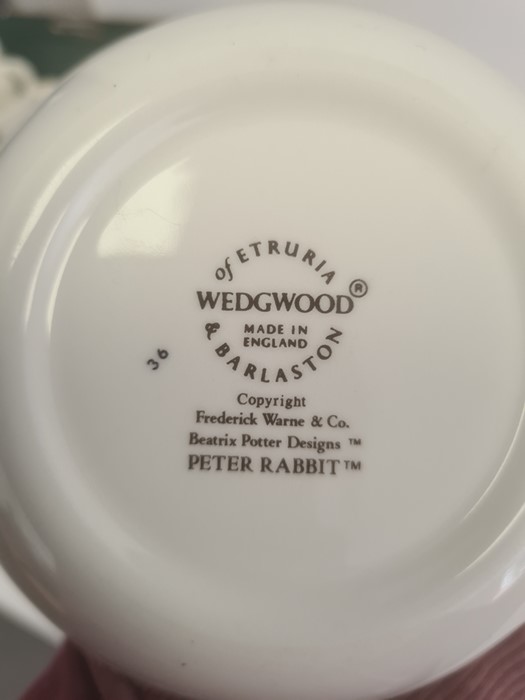 Group  of Wedgwood Beatrix Potter pattern nurserywares, two mugs and a bowl, together with Adam's - Image 3 of 4