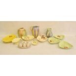 Quantity of Carltonware, Shelley and other Art Deco ceramics, 1930's, various printed marks,