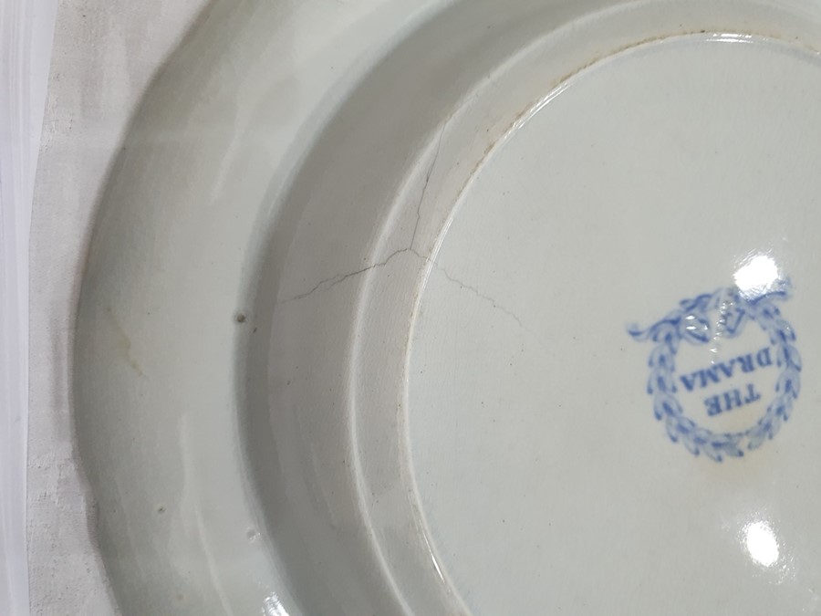 Collection of Staffordshire blue and white pottery, 19th century, variously transfer printed in - Image 50 of 55