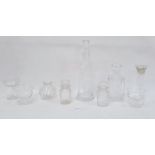 Quantity of sundry drinking glasses, decanters and other glassware (2 boxes)