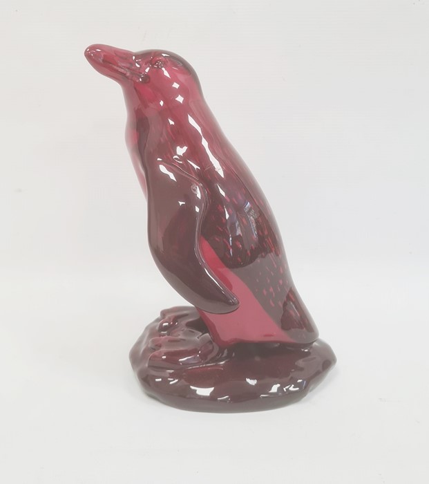 Royal Doulton flambe penguin, signed to base, 22cm high  Condition ReportVery good condition, no - Image 2 of 14