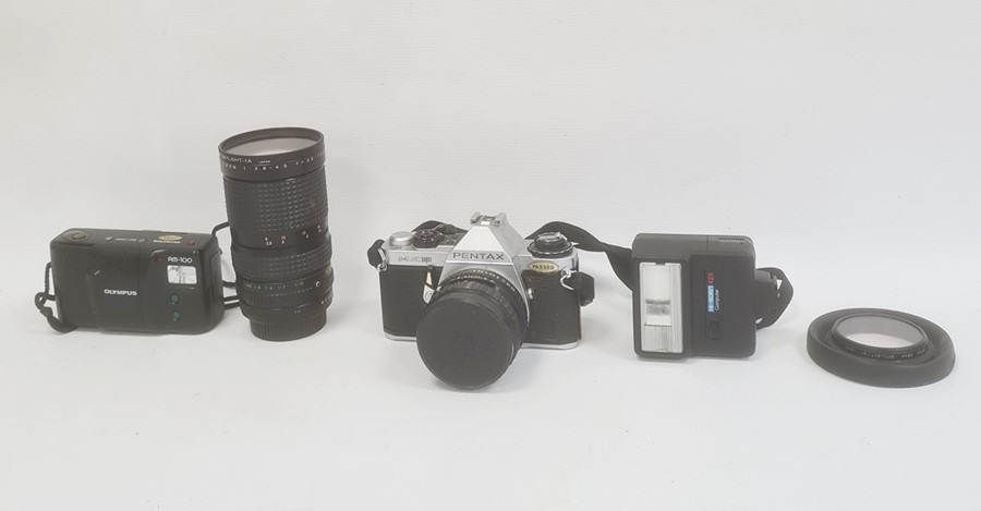 Pentax ME Super camera, lenses, etc