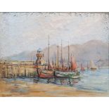 H. Bennett (20th century) Oil on canvas 'St. Ives' Signed lower left 39.5cm x 49.5cm