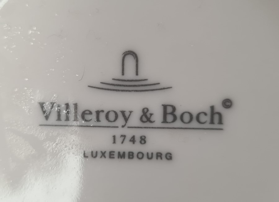 Villeroy & Boch porcelain cup and  saucer plate, Luxembourg pattern, a Villeroy & Boch china fruit - Image 3 of 5