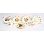 Collection of Royal Doulton Bunnykins nurseryware comprising two mugs, a tea cup and saucer, four