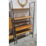 Ladderax unit consisting of pair of uprights and assorted shelves Condition ReportHeight approx