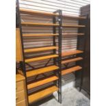 Two Ladderax shelving units, each 63cm wide (2)  Condition ReportNumerous surface scratches,