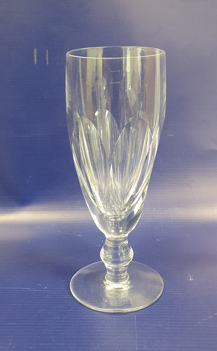 Waterford cut glass part table service viz:- six tumblers, seven stem wines, four smaller stem - Image 9 of 11