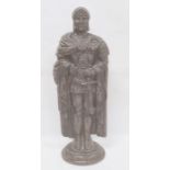 Cast iron Roman centurion figure fireside stand