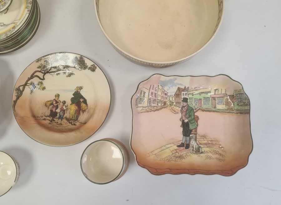 Collection of Royal Doulton, variously printed including Dickensware dishes, two Under the Greenwood - Image 6 of 11