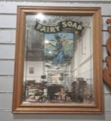 Reproduction advertising mirror for Fairy Soap