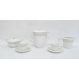 Limoges 'A.Vignaud' part tea and coffee service including a coffee pot and cover, a two-handled