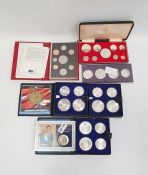 Royal Mint 1993 proof coin collection, two Montreal 1976 Olympic cased proof coin sets and various