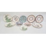 Collection of English pottery and porcelain, 1820 and later, printed and painted marks, including