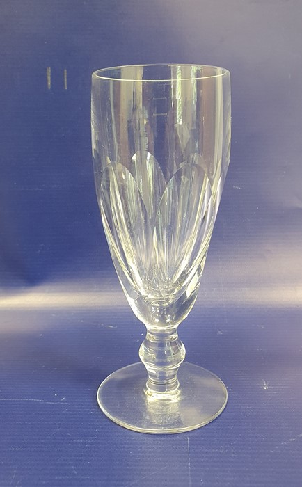 Waterford cut glass part table service viz:- six tumblers, seven stem wines, four smaller stem - Image 3 of 11