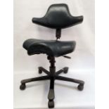 HAG Capisco office swivel chair Condition ReportSurface wear and leather creases. (Pictures