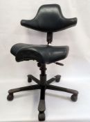 HAG Capisco office swivel chair Condition ReportSurface wear and leather creases. (Pictures