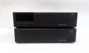 Linn LK140 amplifier and a Linn Pekin tuner with two remote controls, speaker cables and one pair