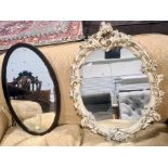 Two oval mirrors (2)