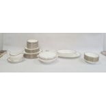 Wedgwood Cavendish pattern part dinner service, 20th century, printed marks, printed with ochre