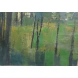 British school (20th century) Oil on board Woodland scene, 41cm x 58cm