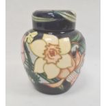 Moorcroft Golden Jubilee 2002 ginger jar and cover, printed and impressed marks, tube-lined with