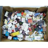 Large collection of matchboxes from various parts of the World and various hotels to include The