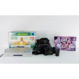 Qisheng DVD player, Spin to Sing box game and Chinon camera in carry case (3)