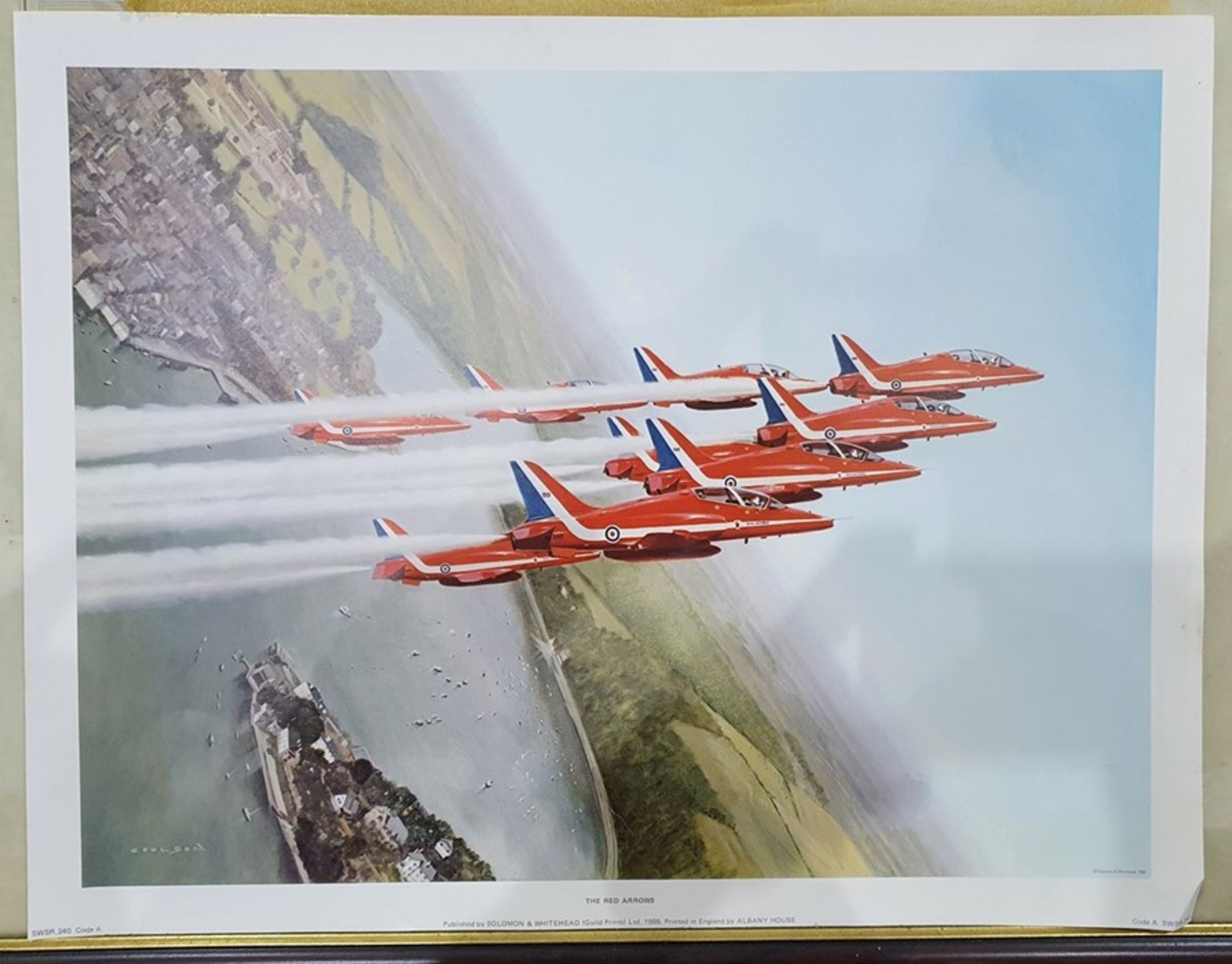 Unframed poster of The Red Arrows Michael Dumas Print Striped skunk Chris Woods Print  Bodmin at - Image 4 of 6