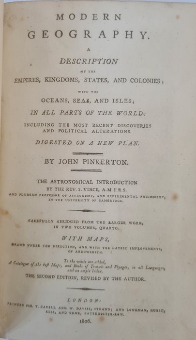 Pinkerton, John " Modern Geography. A Description of the Empires, Kingdoms, States and Colonies.... - Image 3 of 14