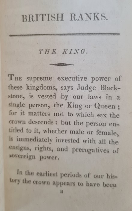 [ Lamb, Charles]  " The Book of Ranks and Dignities of British Society - chiefly Intended for the - Image 4 of 10