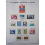 Two Schaubek printed stamp albums for the United Nations, New York 1951-1994, another with