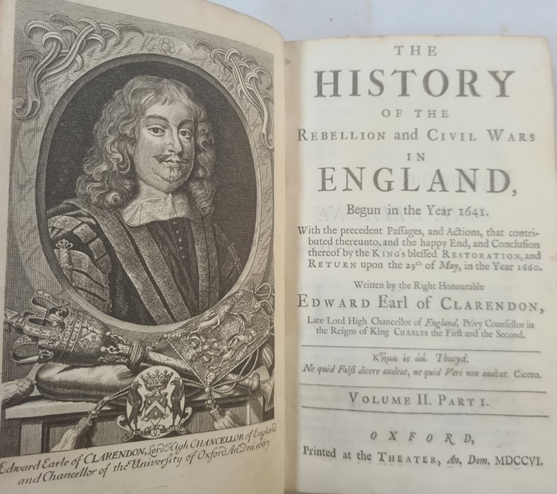 Antiquarian - Clarendon Edward, Earl " History of the Rebellion and Civil Wars in England ....." - Image 27 of 36