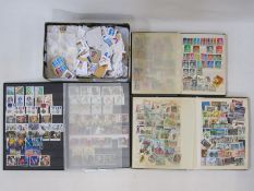Assorted British and World stamps, eight albums 110