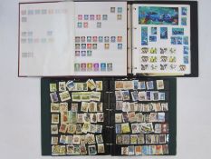 Three albums of mostly used Queen Elizabeth II and Commonwealth stamps (3)
