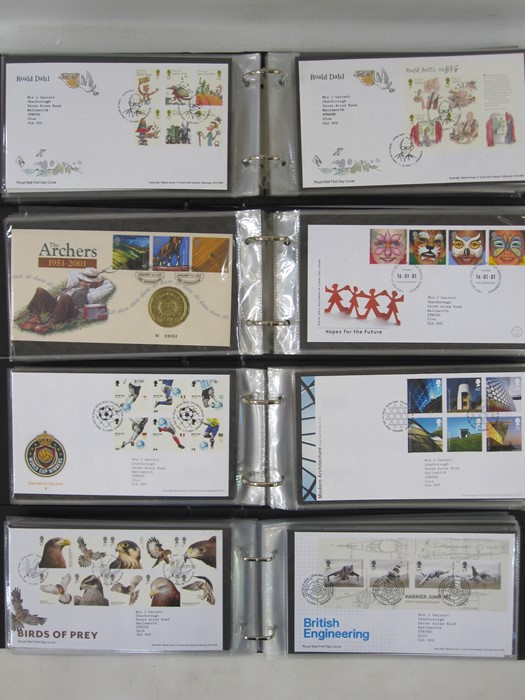 Box of ten First Day Cover albums including eight from Great Britain, one New Zealand and one - Image 2 of 3